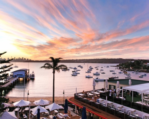 The view from Watsons Bay Beach Club